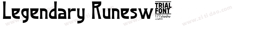 Legendary Runesw字体转换
